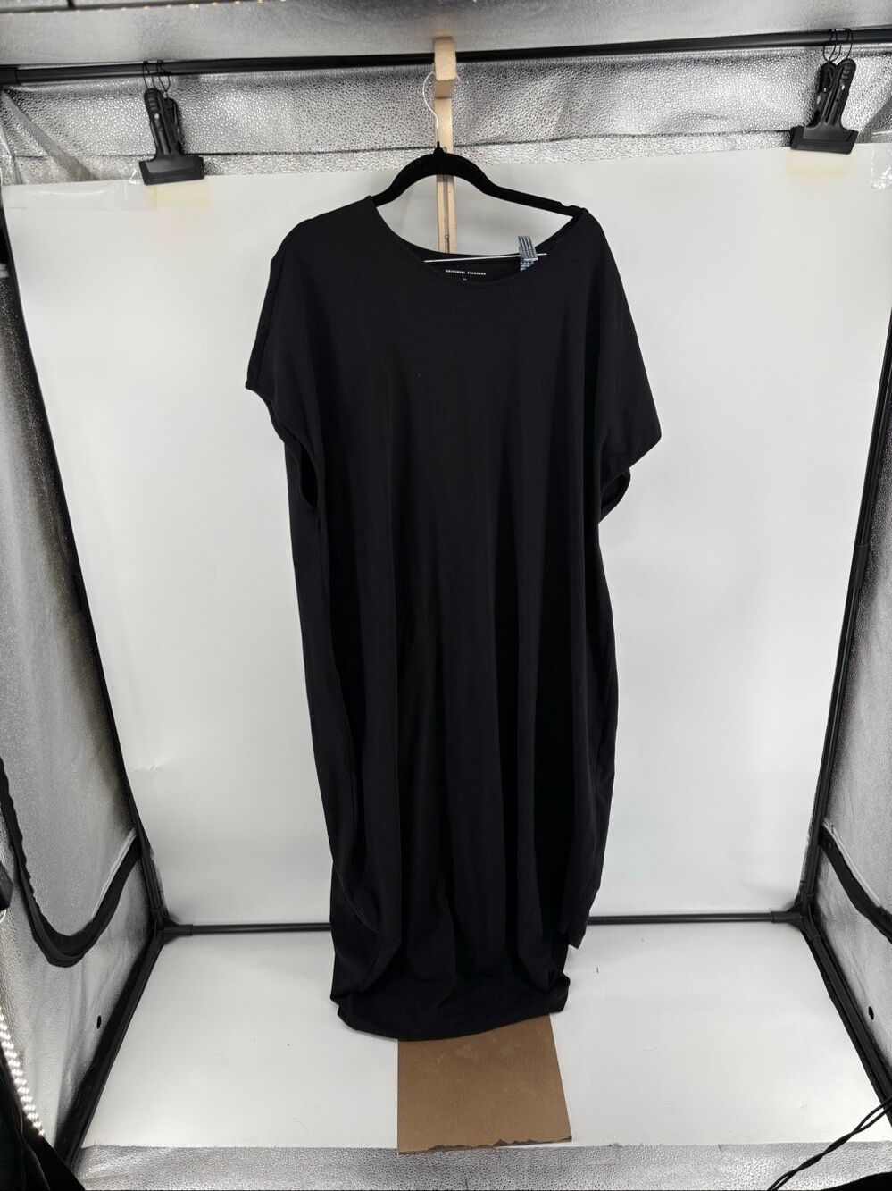 Universal Standard Geneva Dress Short Sleeve Black XL ( Plus Size 26-28)